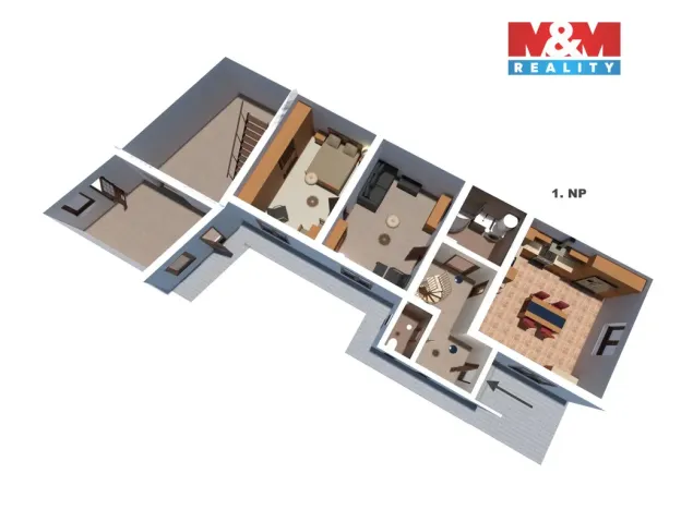 Prodej rodinného domu, Bojanovice - Malá Lečice, 203 m2