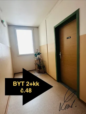 Pronájem bytu 2+kk, Jablonec nad Nisou, Na Vršku, 44 m2