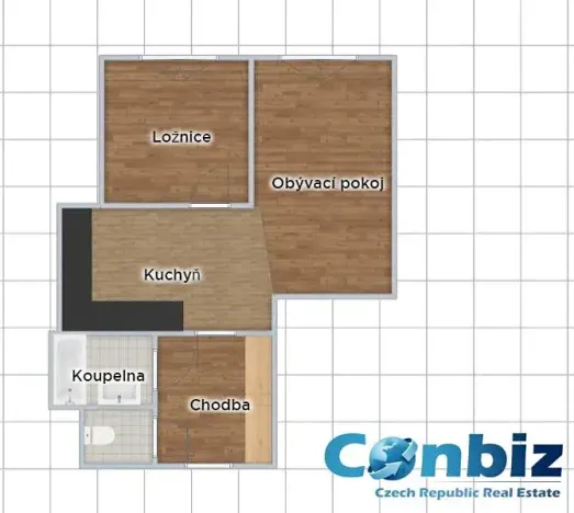 Pronájem bytu 2+kk, Praha - Vinohrady, Sobotecká, 46 m2