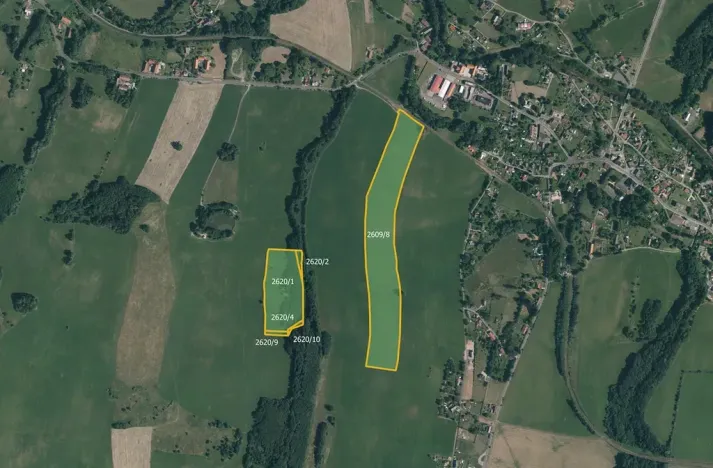 Prodej podílu pole, Raspenava, 36862 m2