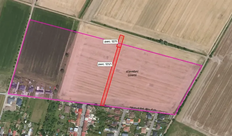 Prodej podílu pozemku pro bydlení, Martinice, 1521 m2