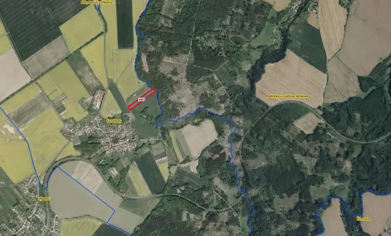 Prodej podílu pole, Vlkaneč, 5117 m2