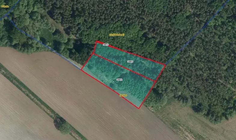 Prodej podílu pozemku, Lázně Bohdaneč, 6644 m2