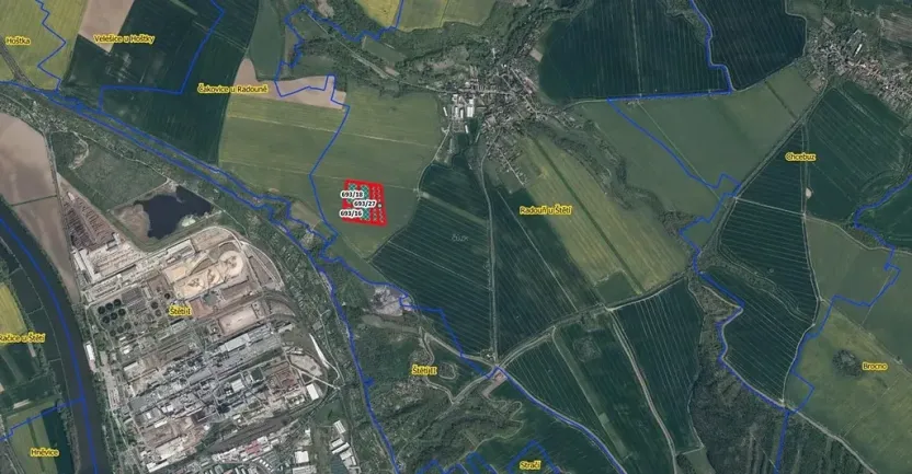 Prodej podílu pole, Štětí, 15638 m2