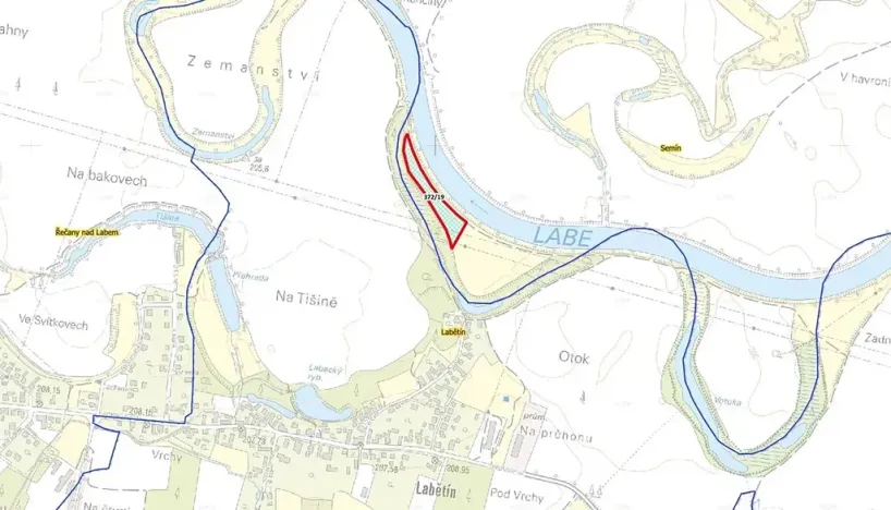 Prodej pozemku, Semín, 8736 m2