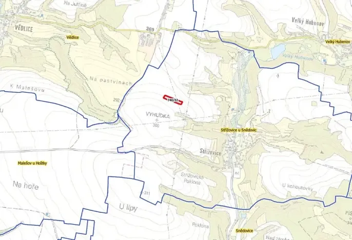 Prodej pole, Snědovice, 6797 m2