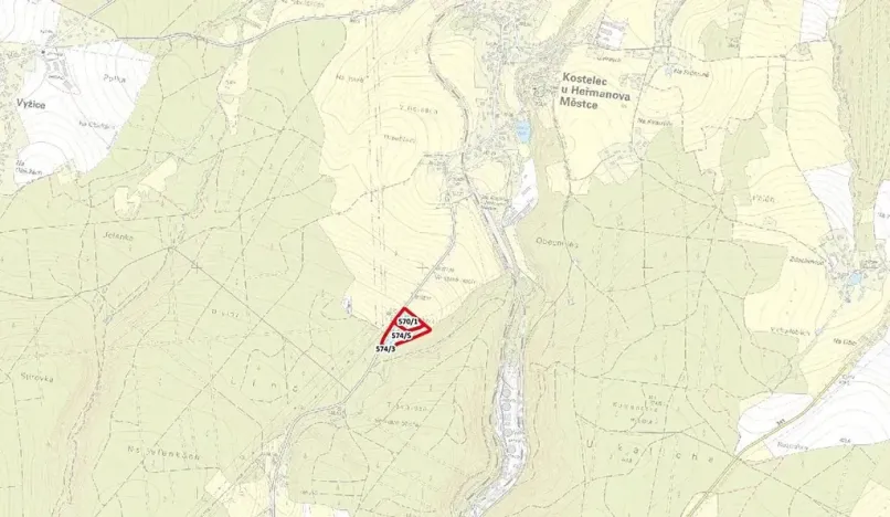 Prodej pole, Kostelec u Heřmanova Městce, 18996 m2