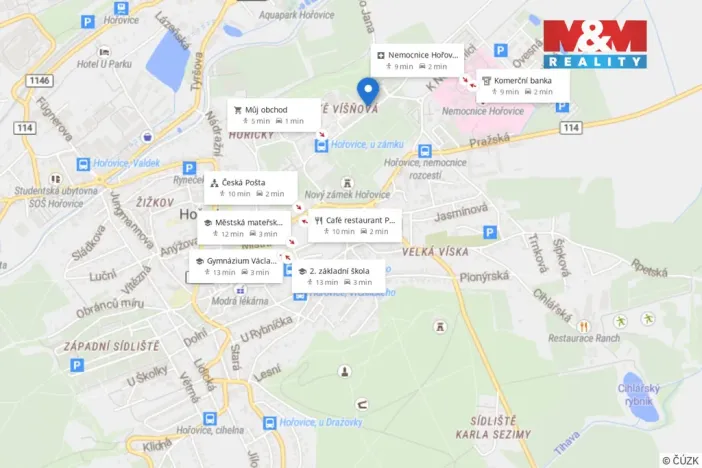 Prodej bytu 2+kk, Hořovice, Višňová, 39 m2