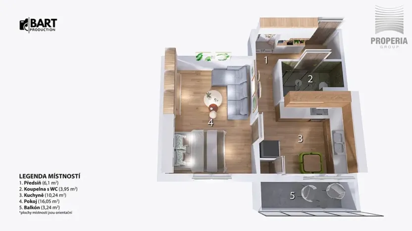 Prodej bytu 1+1, Brno, Foerstrova, 33 m2