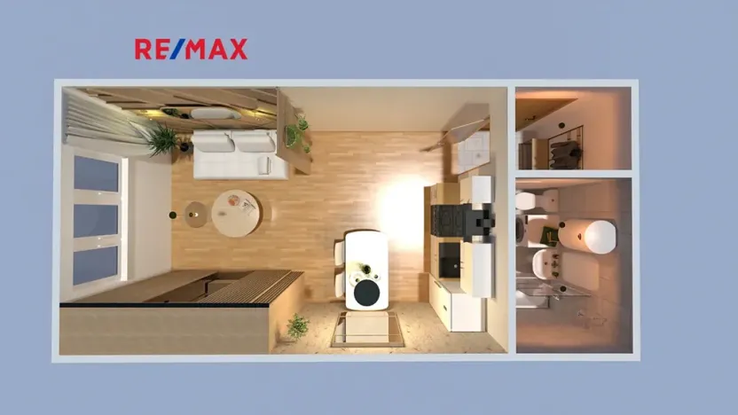 Prodej bytu 1+kk, Praha - Michle, Michelská, 27 m2