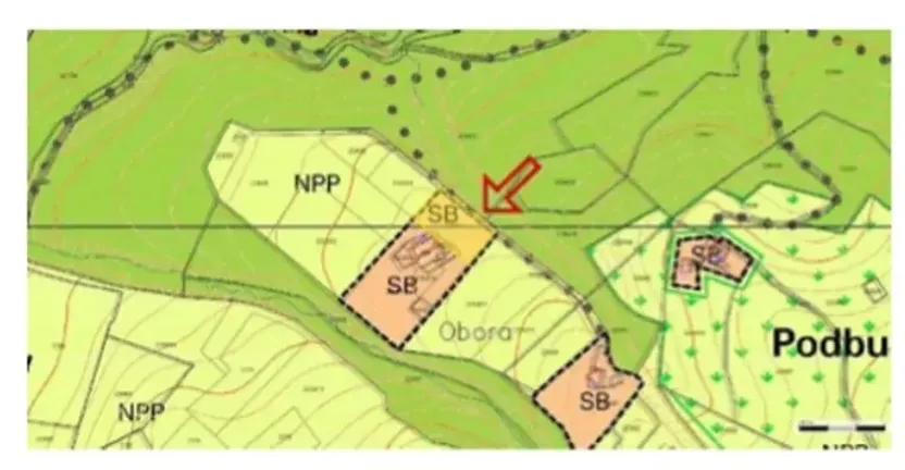 Dražba louky, Staré Hamry, 1476 m2