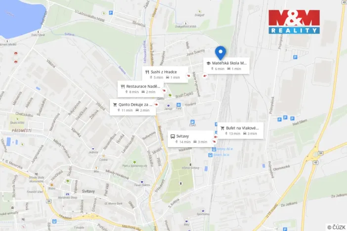 Pronájem garáže, Svitavy, Lidická, 19 m2