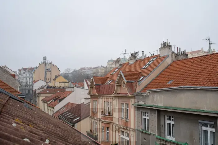 Pronájem bytu 1+kk, Praha - Vršovice, Krymská, 35 m2