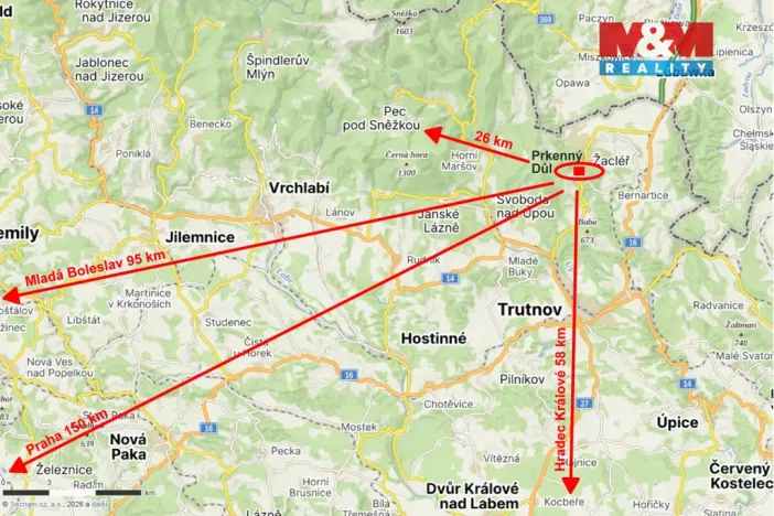 Prodej chalupy, Žacléř - Prkenný Důl, 97 m2