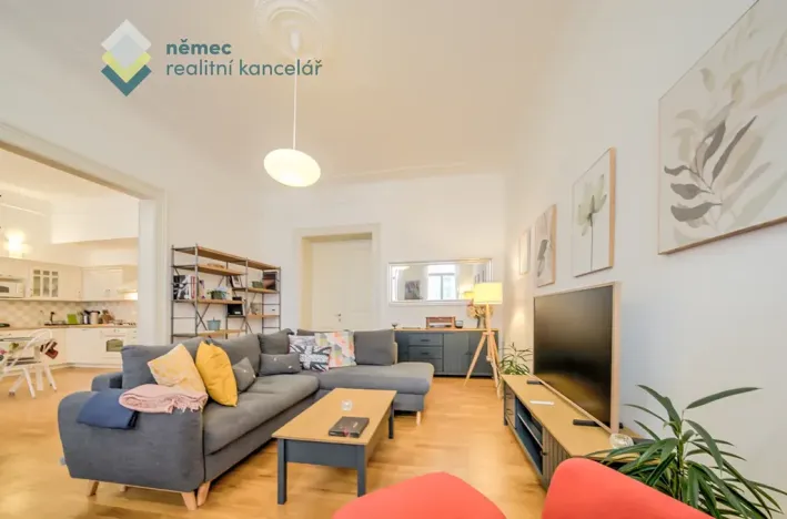 Pronájem bytu 3+1, Praha - Vinohrady, Záhřebská, 106 m2