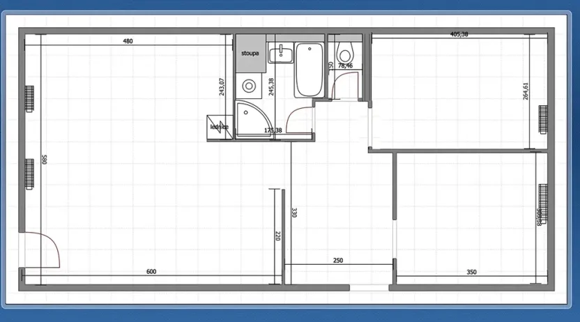 Pronájem bytu 3+kk, Praha - Braník, Vavřenova, 70 m2