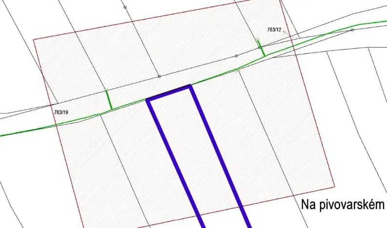 Prodej zahrady, Boršov nad Vltavou, K Pilotovi, 933 m2