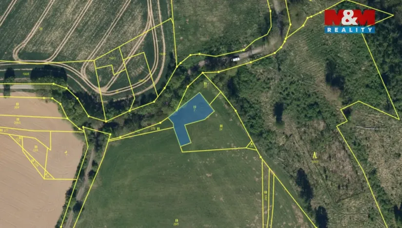 Prodej louky, Šetějovice - Žibřidovice, 541 m2