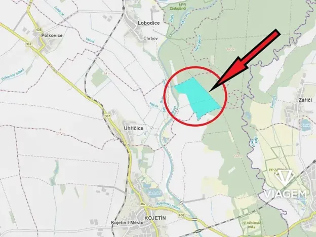 Prodej podílu lesa, Uhřičice, 2517 m2