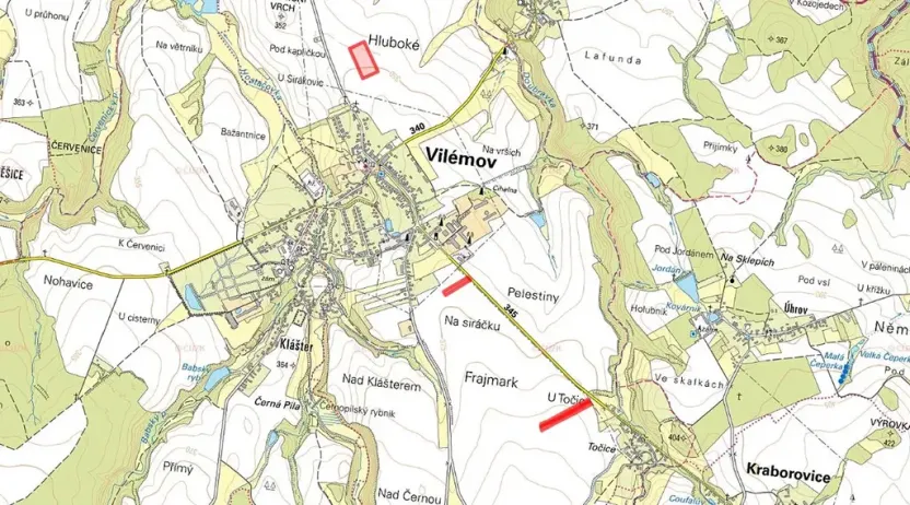 Prodej pole, Vilémov, 16258 m2
