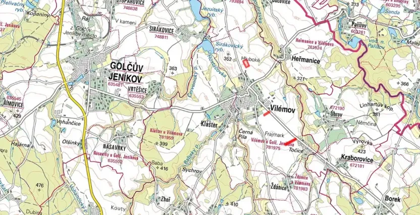 Prodej pole, Vilémov, 16258 m2