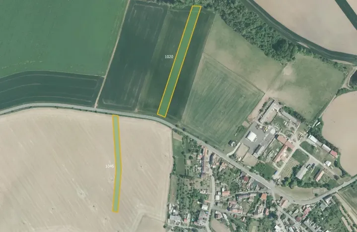 Prodej pole, Počenice-Tetětice, 13592 m2