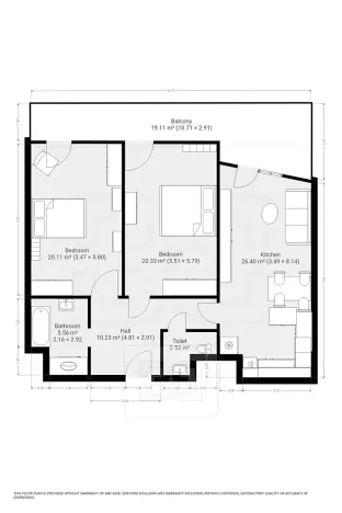 Pronájem bytu 3+kk, Praha - Letňany, Škrábkových, 85 m2