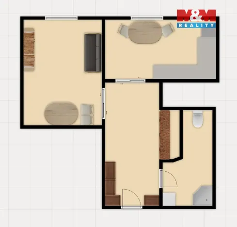 Pronájem bytu 1+1, Žamberk, Pionýrů, 40 m2