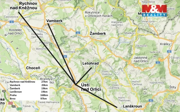 Prodej rodinného domu, Ústí nad Orlicí, Třebovská, 560 m2