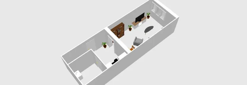 Pronájem bytu 1+kk, Ostrava, Denisova, 32 m2