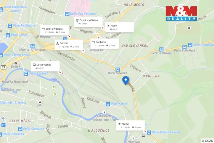 Pronájem kanceláře, Děčín - Děčín II-Nové Město, Benešovská, 320 m2