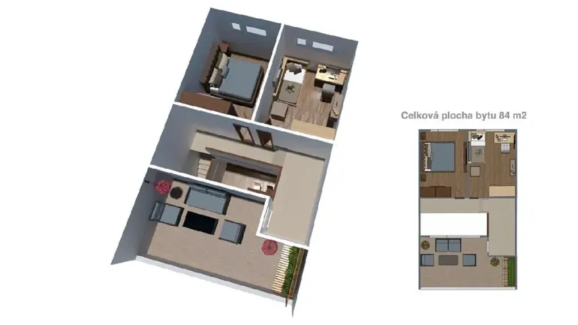 Prodej bytu 3+kk, Bělá pod Bezdězem, Mladoboleslavská, 84 m2