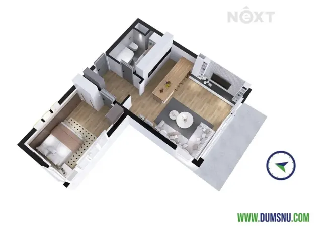 Prodej bytu 2+kk, Olomouc, Loudova, 50 m2