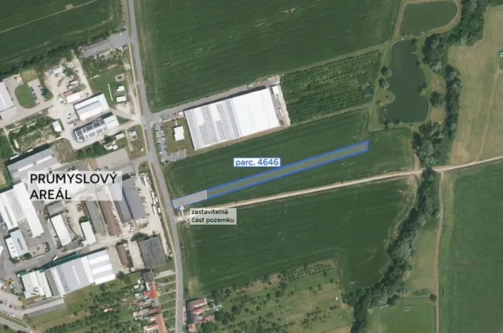 Prodej komerčního pozemku, Slavkov, 3338 m2