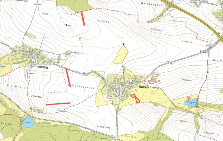 Prodej podílu pole, Trhový Štěpánov, 2811 m2