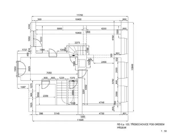Prodej rodinného domu, Třebechovice pod Orebem, Týnišťská, 185 m2