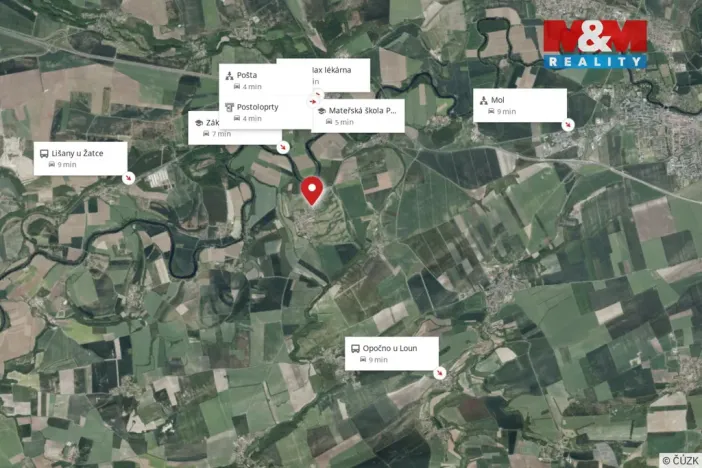 Prodej pozemku pro bydlení, Postoloprty - Skupice, 966 m2