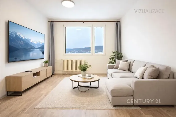 Pronájem bytu 2+kk, Chomutov, Holešická, 42 m2