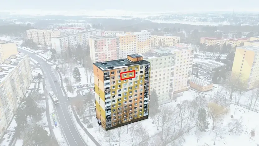 Pronájem bytu 2+kk, Chomutov, Holešická, 42 m2