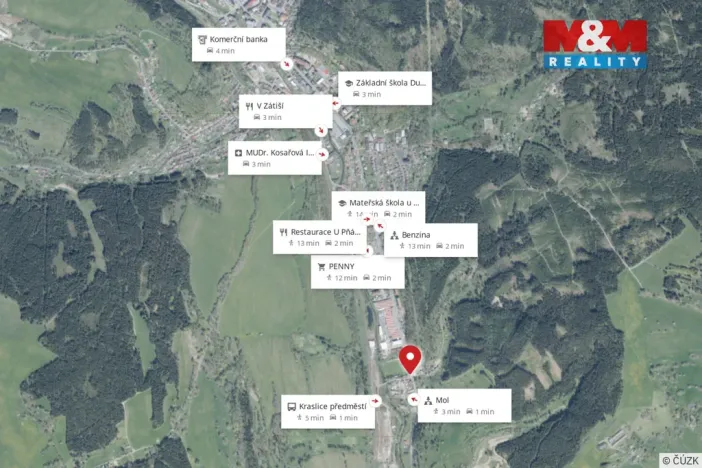 Prodej bytu 1+1, Kraslice, Čs. armády, 35 m2