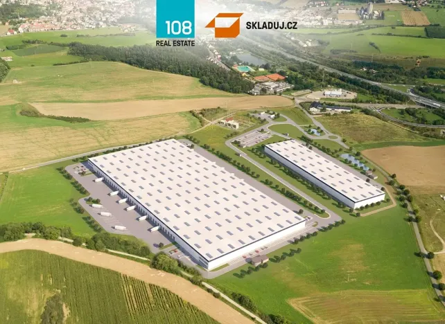Pronájem skladu, Zdice, Komenského, 2592 m2