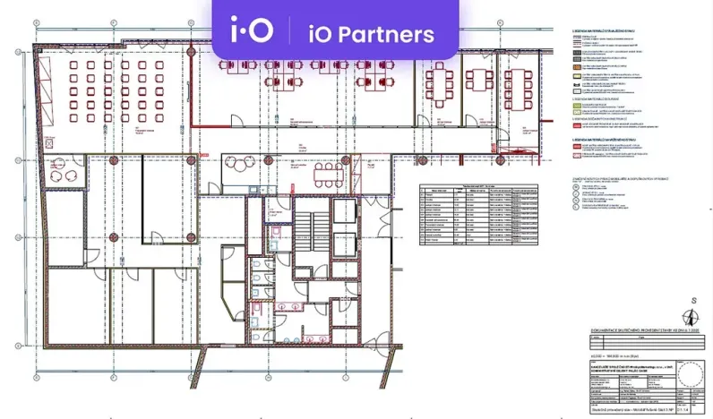 Pronájem kanceláře, Praha - Karlín, Sokolovská, 311 m2