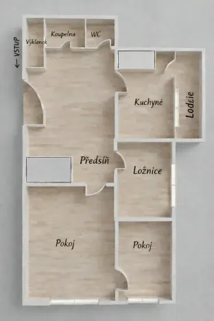 Prodej bytu 3+1, Ostrava, Mariánskohorská, 69 m2