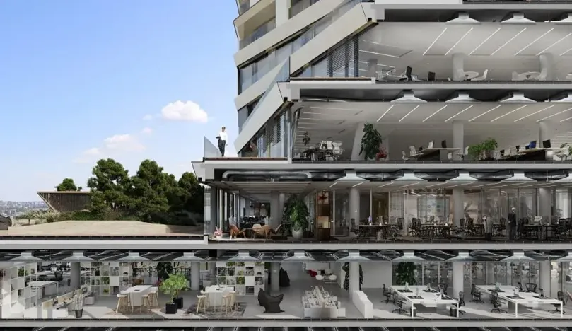 Pronájem kanceláře, Praha - Michle, Vyskočilova, 1500 m2