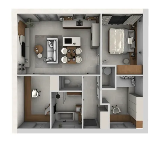 Pronájem rodinného domu, Nechanice, 82 m2