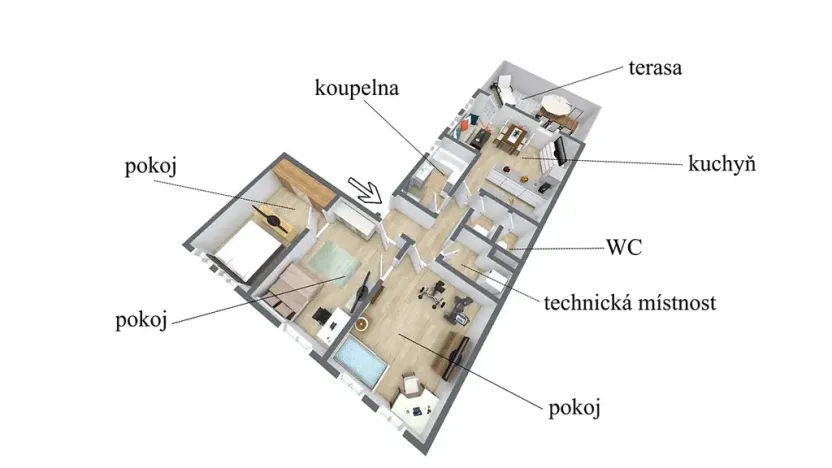 Prodej činžovního domu, Ústí nad Labem, Raisova, 416 m2