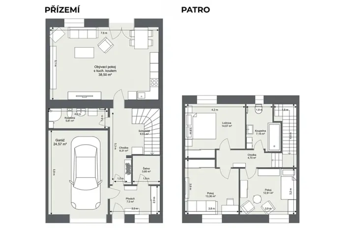 Prodej rodinného domu, Bílkovice, 150 m2