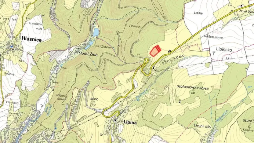 Prodej louky, Lipina, 23146 m2