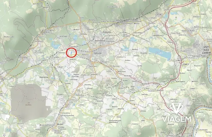 Prodej podílu pole, Teplice, 9567 m2