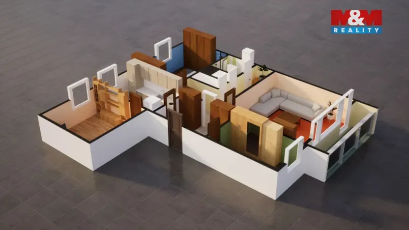 Prodej bytu 4+1, Teplice - Trnovany, Masarykova třída, 87 m2